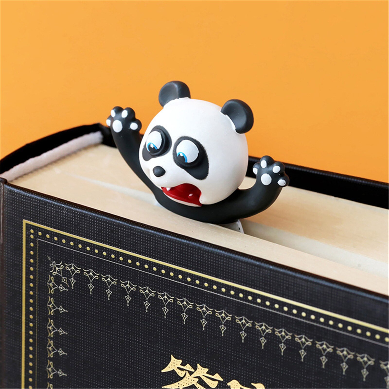 -page 3D et amusant, étiquette Koala panda poulpe requin, -page animal mignon, 4 pièces