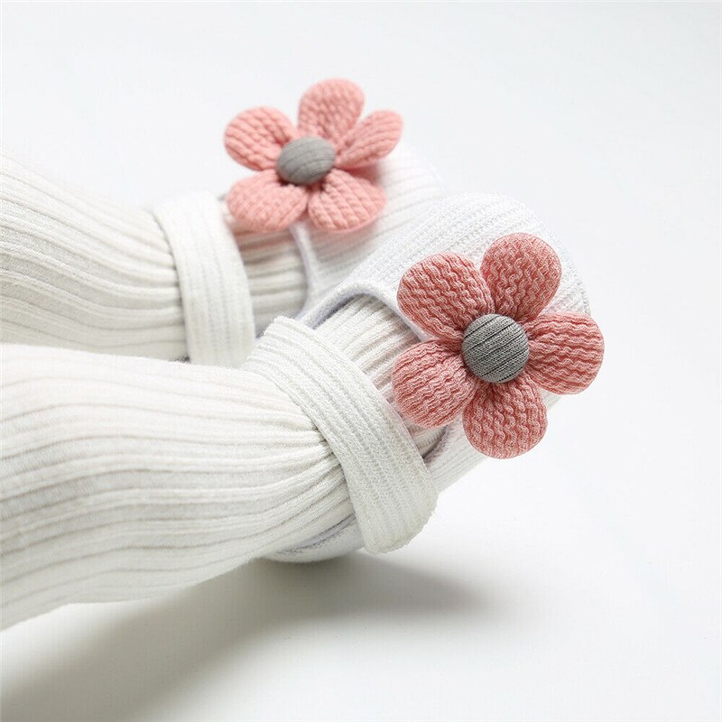 Mode Baby Eerste Wandelaars Kleding Kids Pasgeboren Baby Jongen Meisje Unisex Soft Sole Crib Schoenen Bloem Katoen Prewalker Schoenen