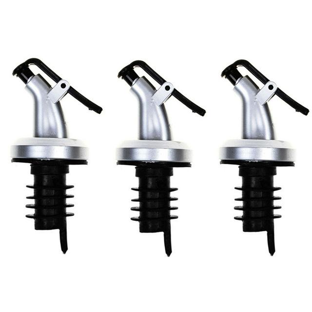 Olijfolie Spray, Dispenser Likeur Wijn Schenker, Fles Cap Bier Swing Stopper Tap Tool Bar Barman, accessoire, 3/1 U.: 3pcs