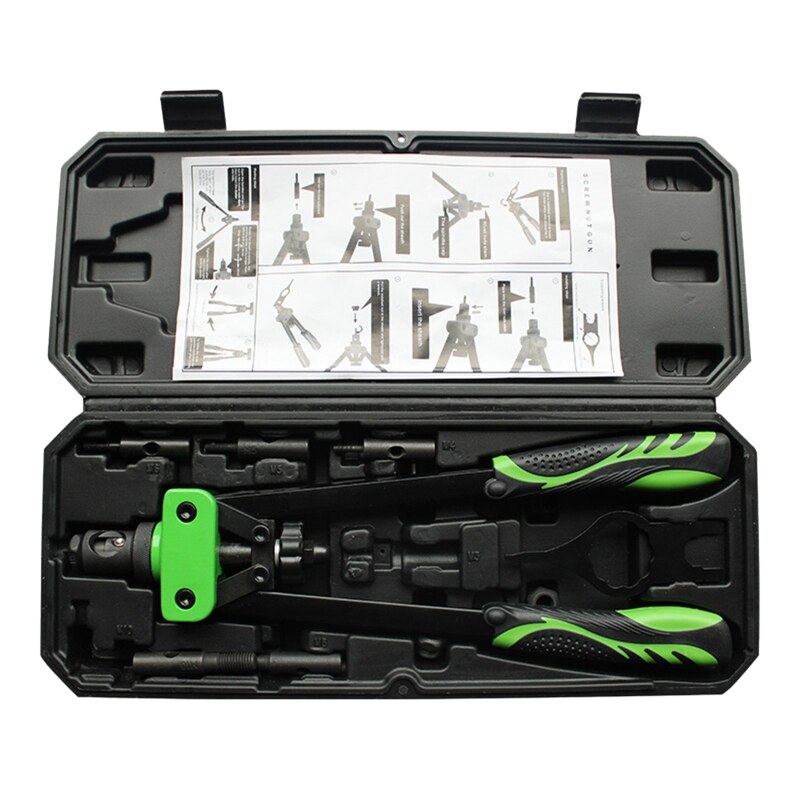 Manual Pulling Riveter Hand Threaded Blind Rivnut Tool Cordless Riveting Machine