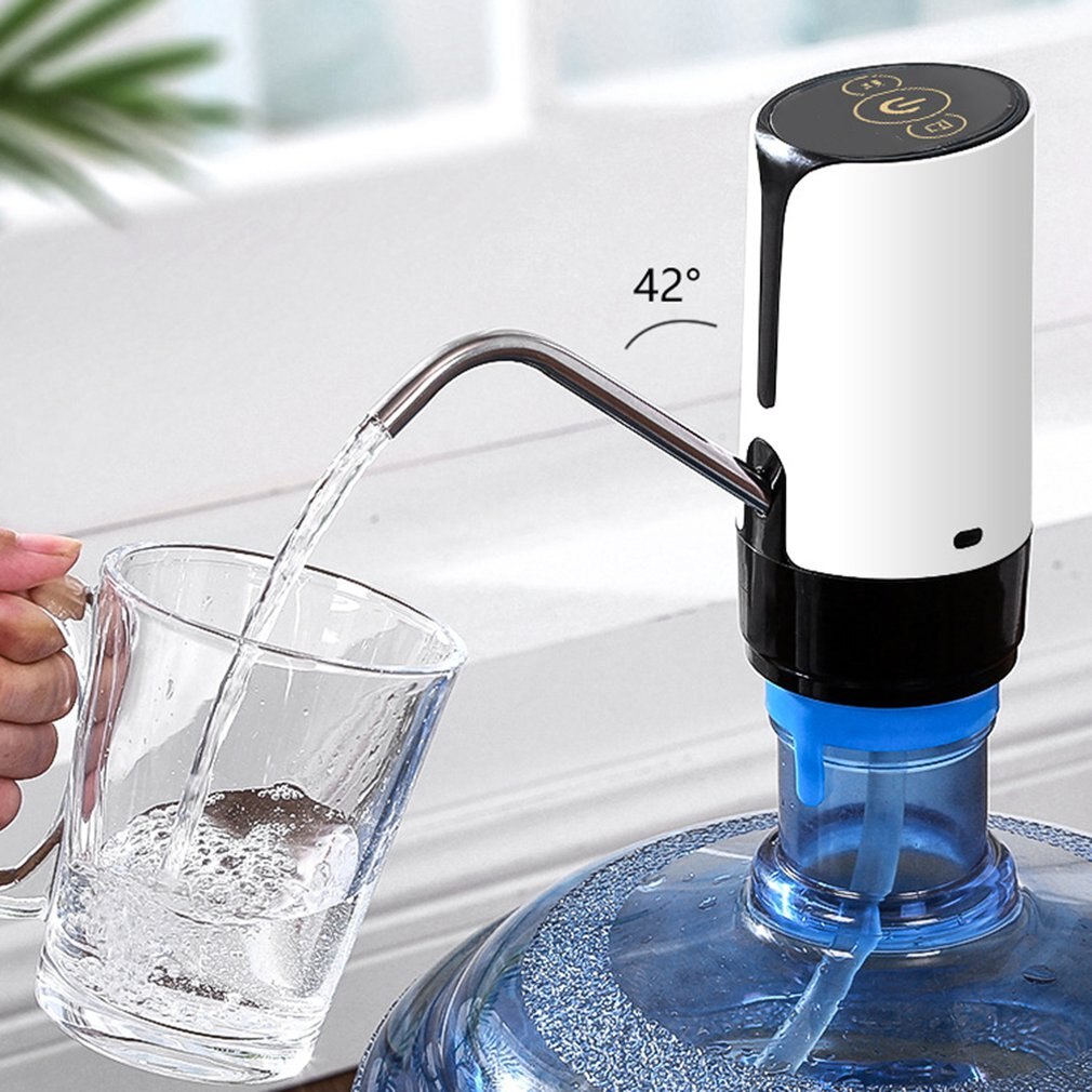 Household Light And Compact Rechargeable Drinking Fountain Barreled Mineral Water Electronic Drinking Fountain