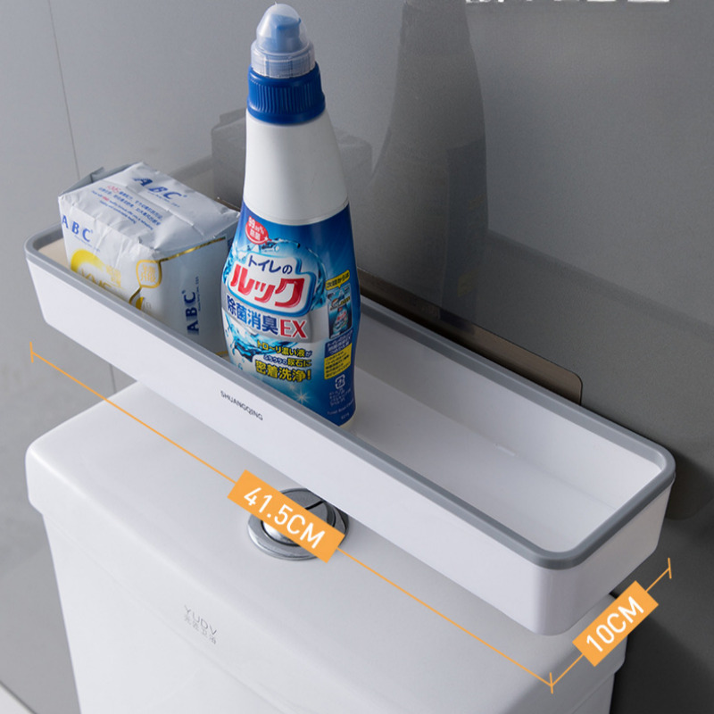 Væghængt toilet badeværelse opbevaringsskab stativ hulfri multifunktionel artefakt over hylde organizer toiletstativ