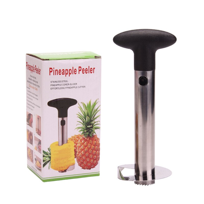 1Pc Rvs te gebruiken Ananas Peeler Accessoires Ananas Snijmachines Fruit Mes Cutter Corer Slicer Keuken Gereedschap