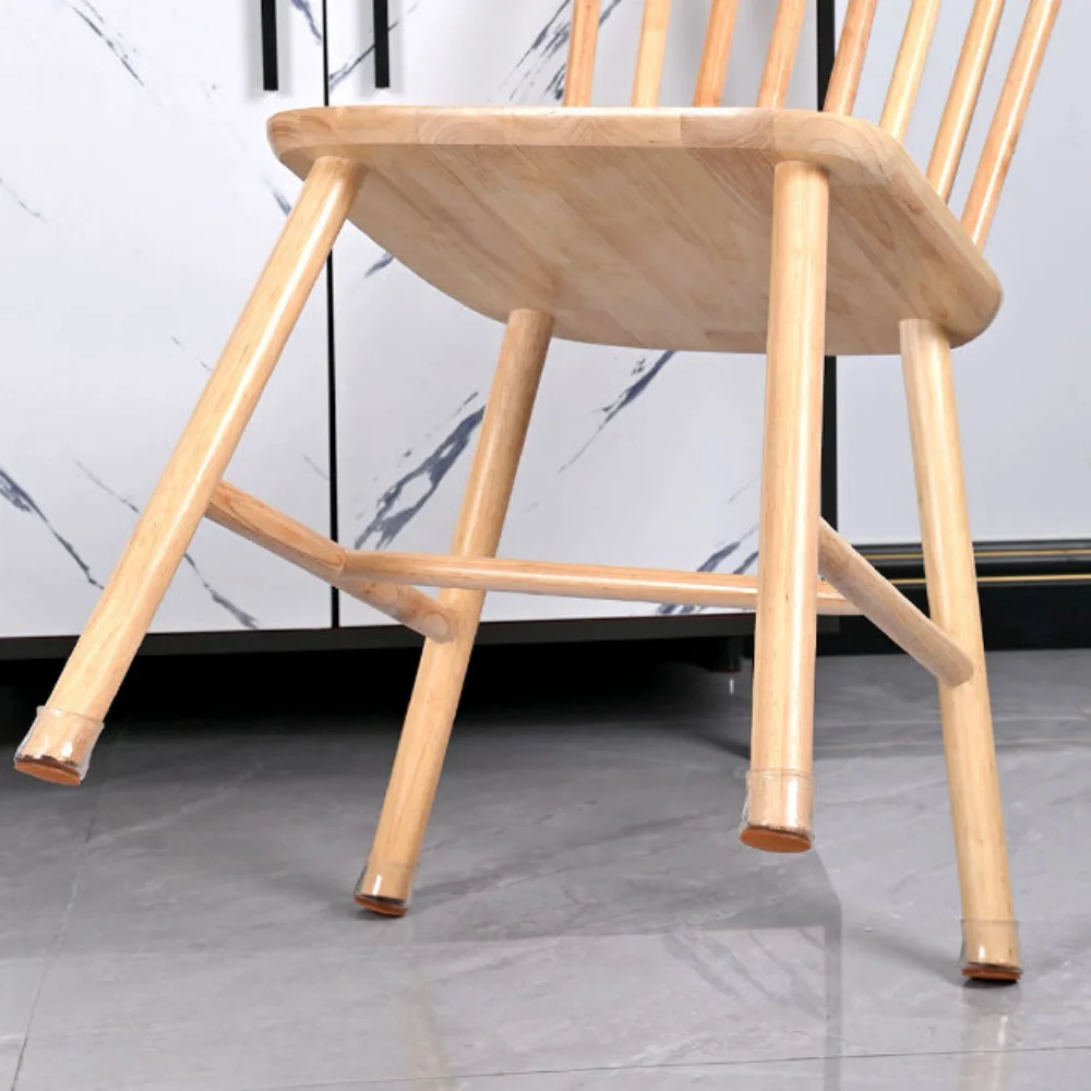 Coussinets de protection coordonnants en caoutchouc pour pieds de chaise, couvre-pieds, meubles, table, intérieur, maison, extérieur, bureau, jardin, 1/4 pièces