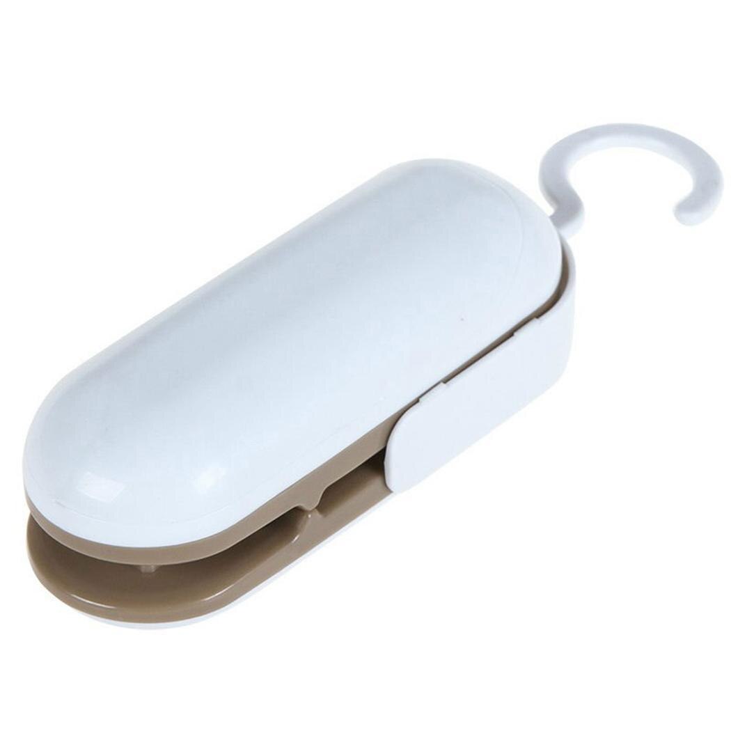 Mini Portable Handy Package Sealing Machines For Plastic Snacks Bags Heat Sealer Vacuum Resealer Kitchen Storage: BR