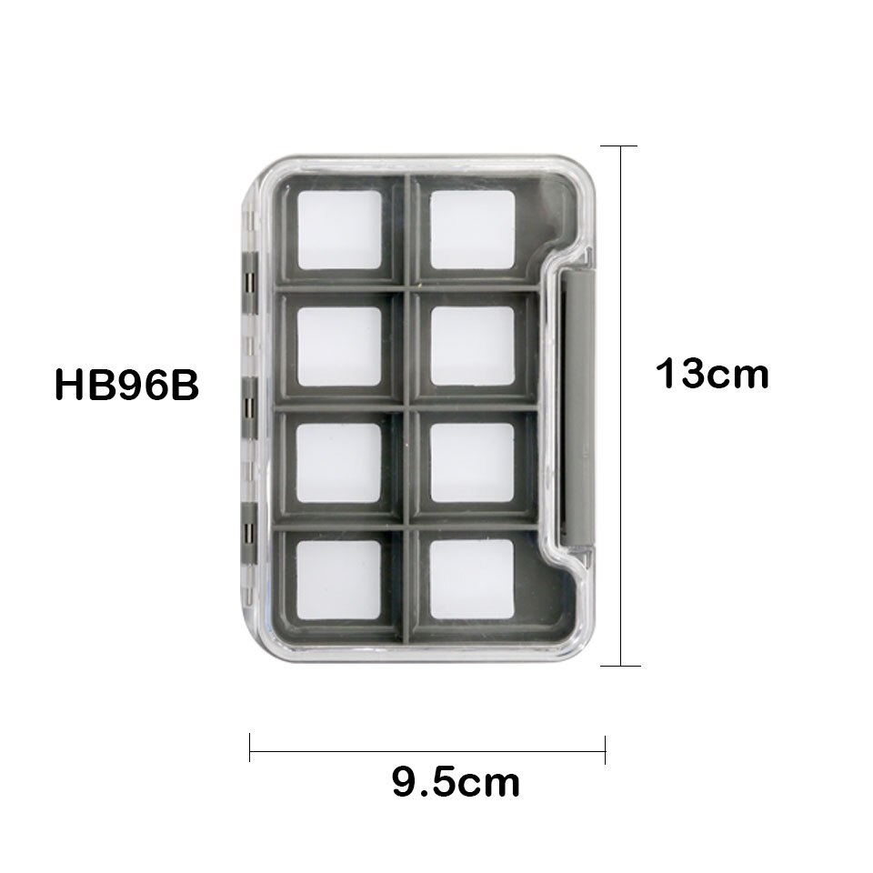 Maximumcatch Slim One-Side Waterproof Plastic Fly Fishing Box Keeping Flies and Hooks Fly Tackle Box: HB96B