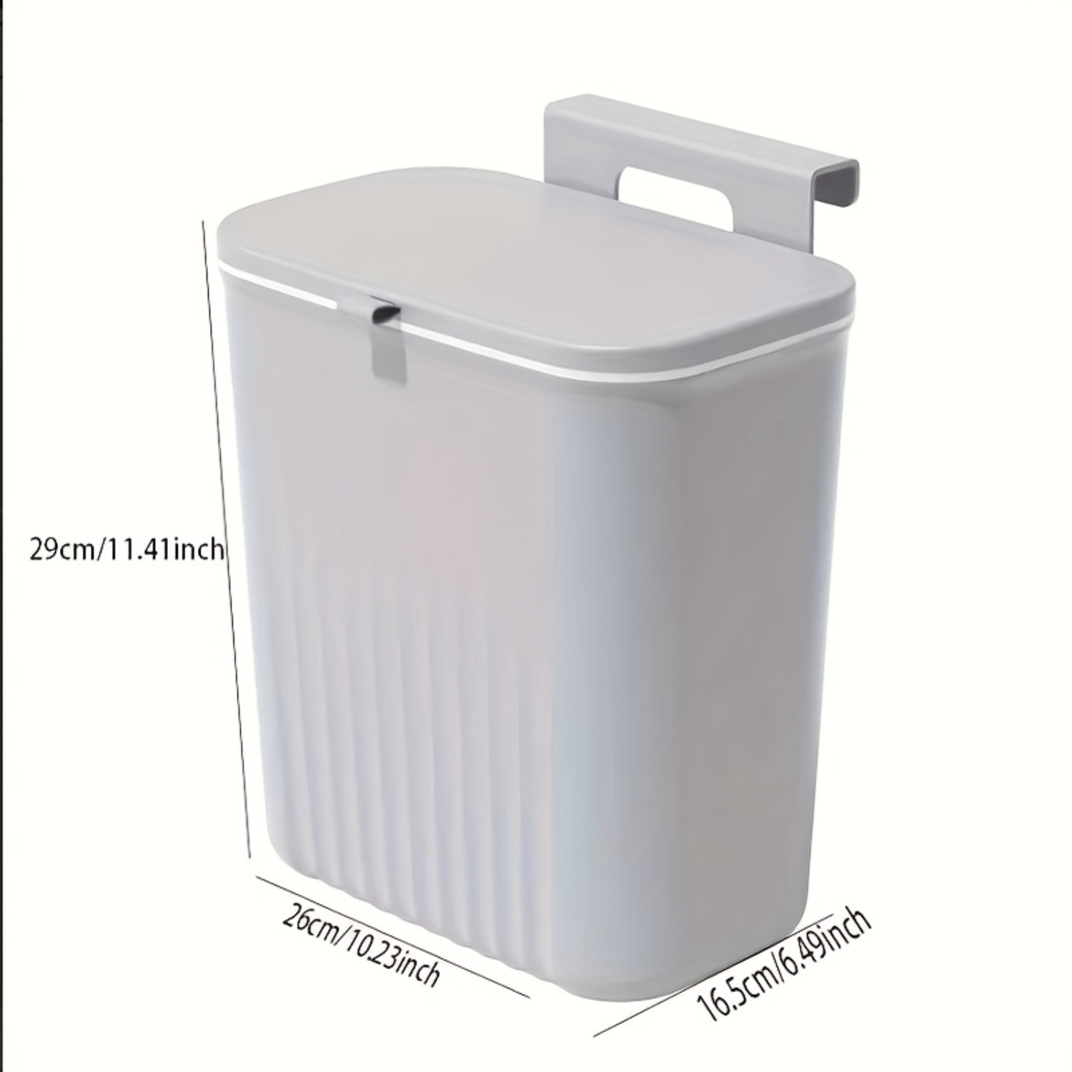 Bote de basura colgante de gran capacidad, contenedor de basura que ahorra espacio para cocina, oficina, baño, cesta de basura Pochacco