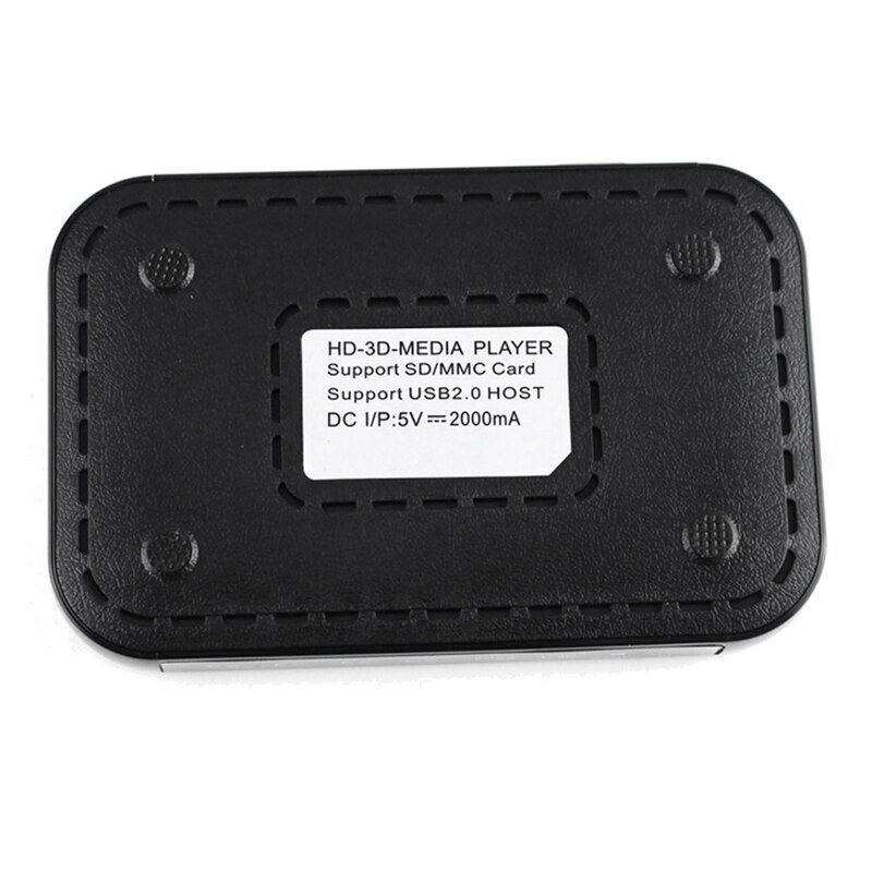 HD Player Mini Full HD 1080P H.264 MKV HDD HDMI-Compatible Media Player Center USB OTG SD AV TV AVI RMVB HDDM3