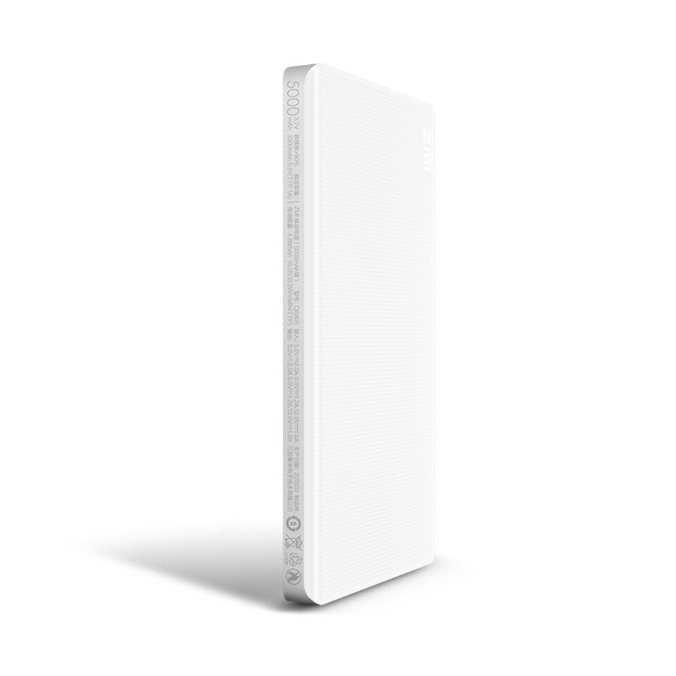 ZMI 5000 mAh Power Bank 5000mAh Powerbank external battery portable charging Two-way Quick Charge 2.0 for iPhone