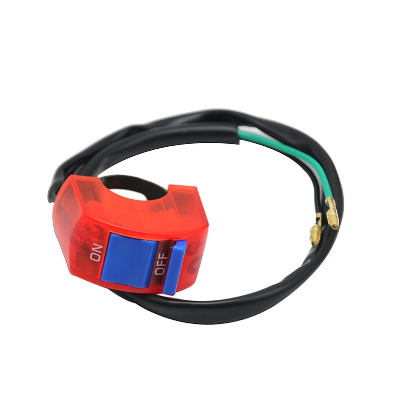 ZSDTRP 12V Universal Motorcycle Scooter LED Headlight Handlebar Light Headlamp Adjustable Mount Waterproof On Off Switch: A 03