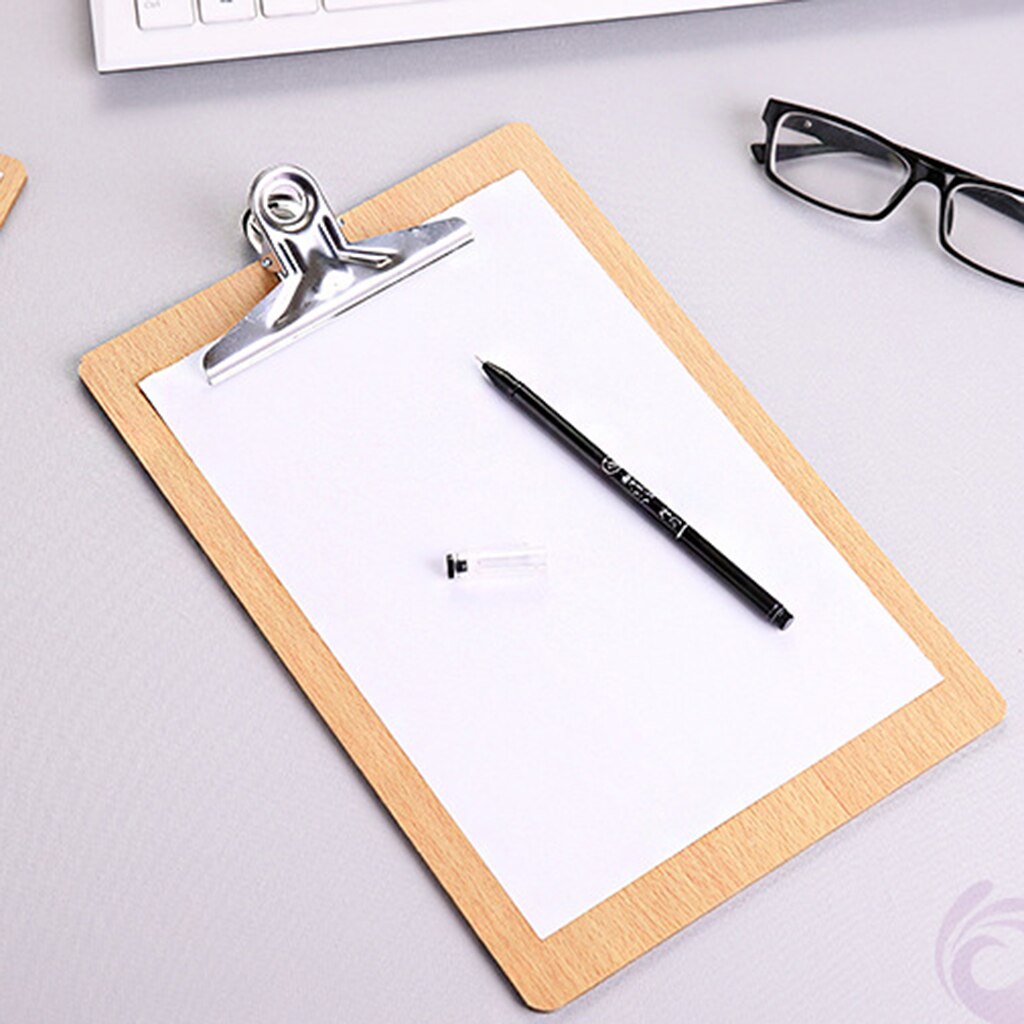 A5 Mini Wood Clipboard Compact & Handy , easy to organize, let you make to-do lists /take notes wherever you like