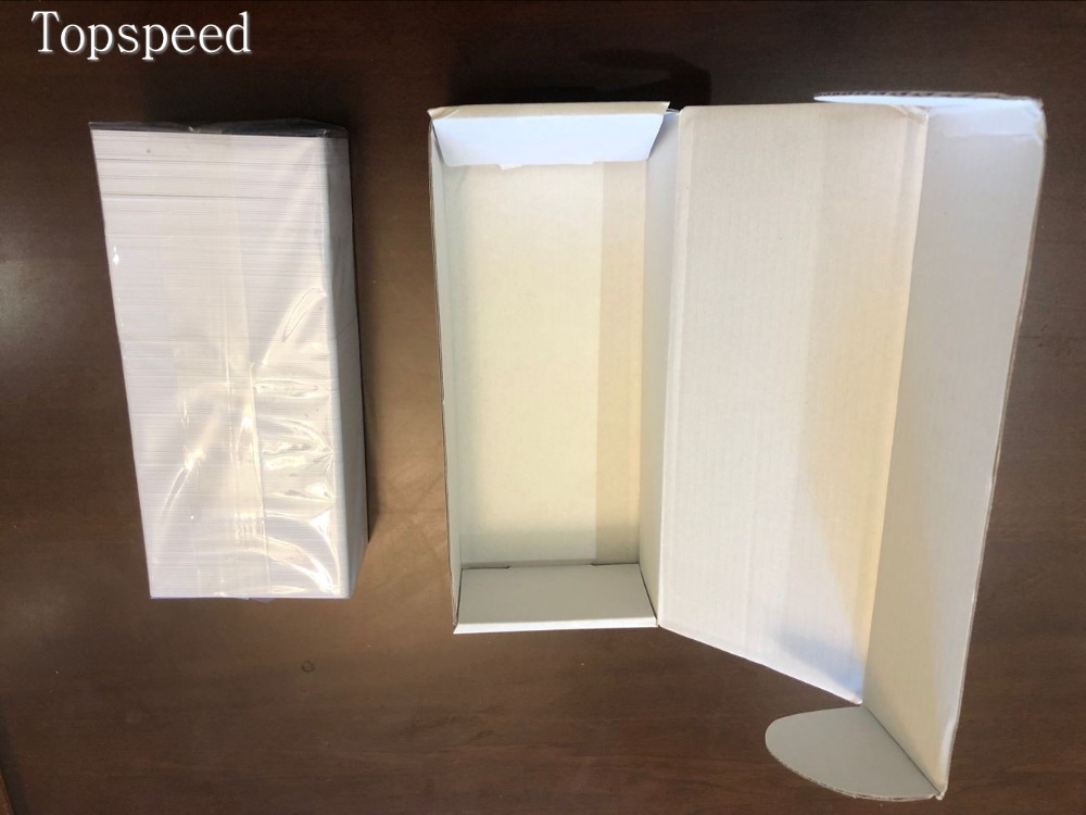 Dual Doppel Seite Inkjet Druck leer Weiß 0,76mm Dünne Inkjet PVC Ich würde Karte durch Inkjet Drucker, 230 teile/los