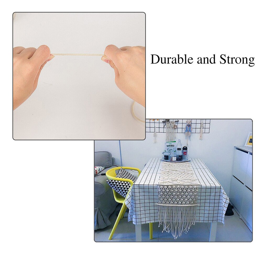 Corda Macramè Cotone 2mm X 200m - Filo Per Piante Appendere, Acchiappasogni E Fai Da Te