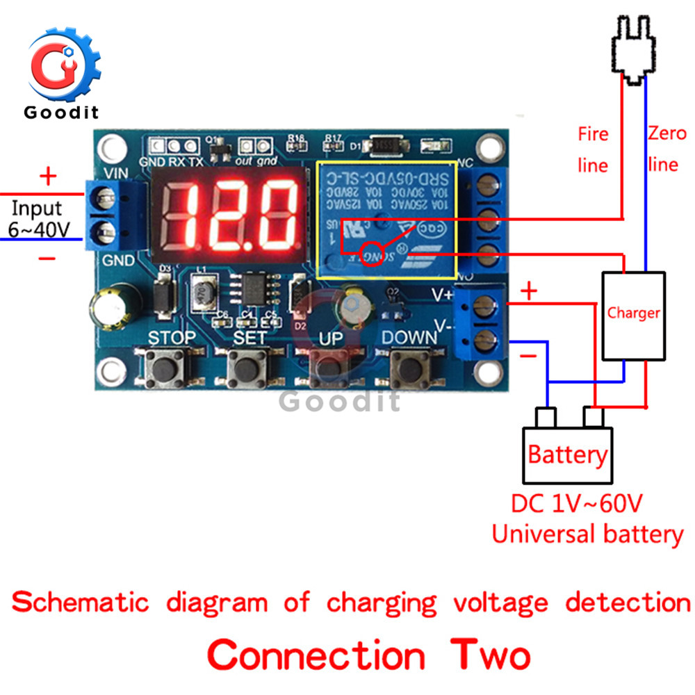 18650 Lithium-Batterie Ladegerät Bord mit Über Gebühr Entladung Schutz 6-40V Integrierte Schaltungen Bord Modul