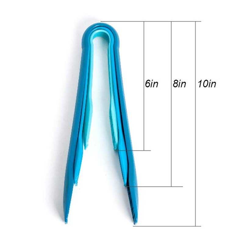 3 stuks/set plastic voedseltangen antislip keukentangen voor barbecue koken salade brood cake dessert klem bbq clip keukengereedschap