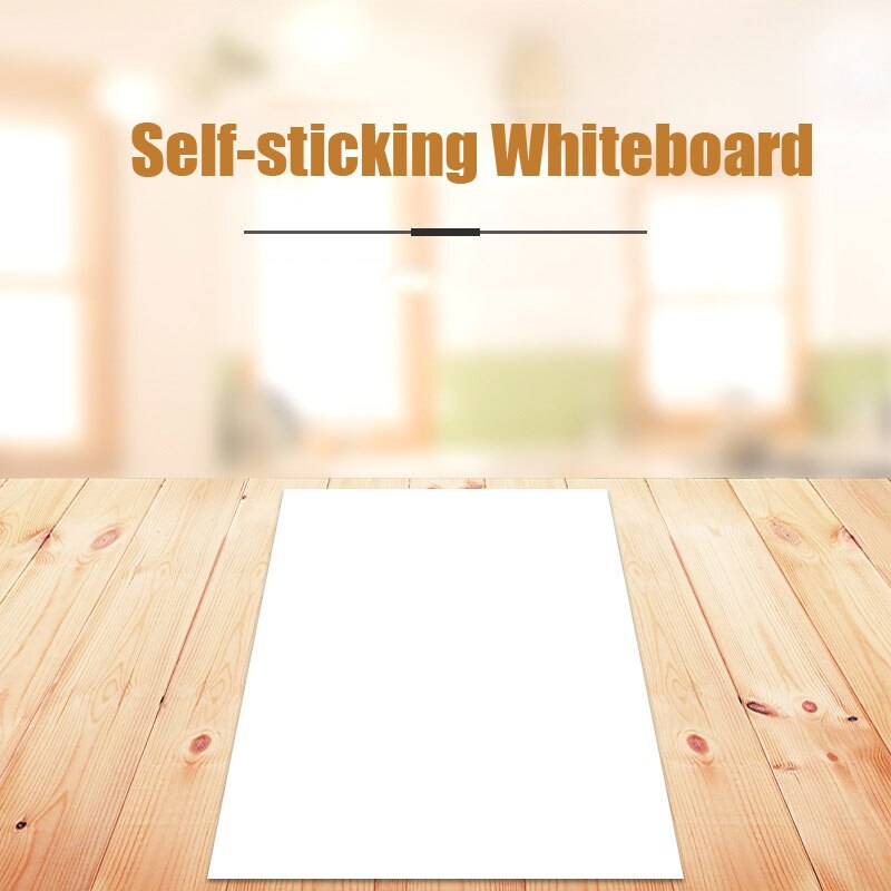 Selvklebende tavle oppslagstavle tørr slette whiteboard skolememo tavler tegning for barn graffiti 30 x 21cm