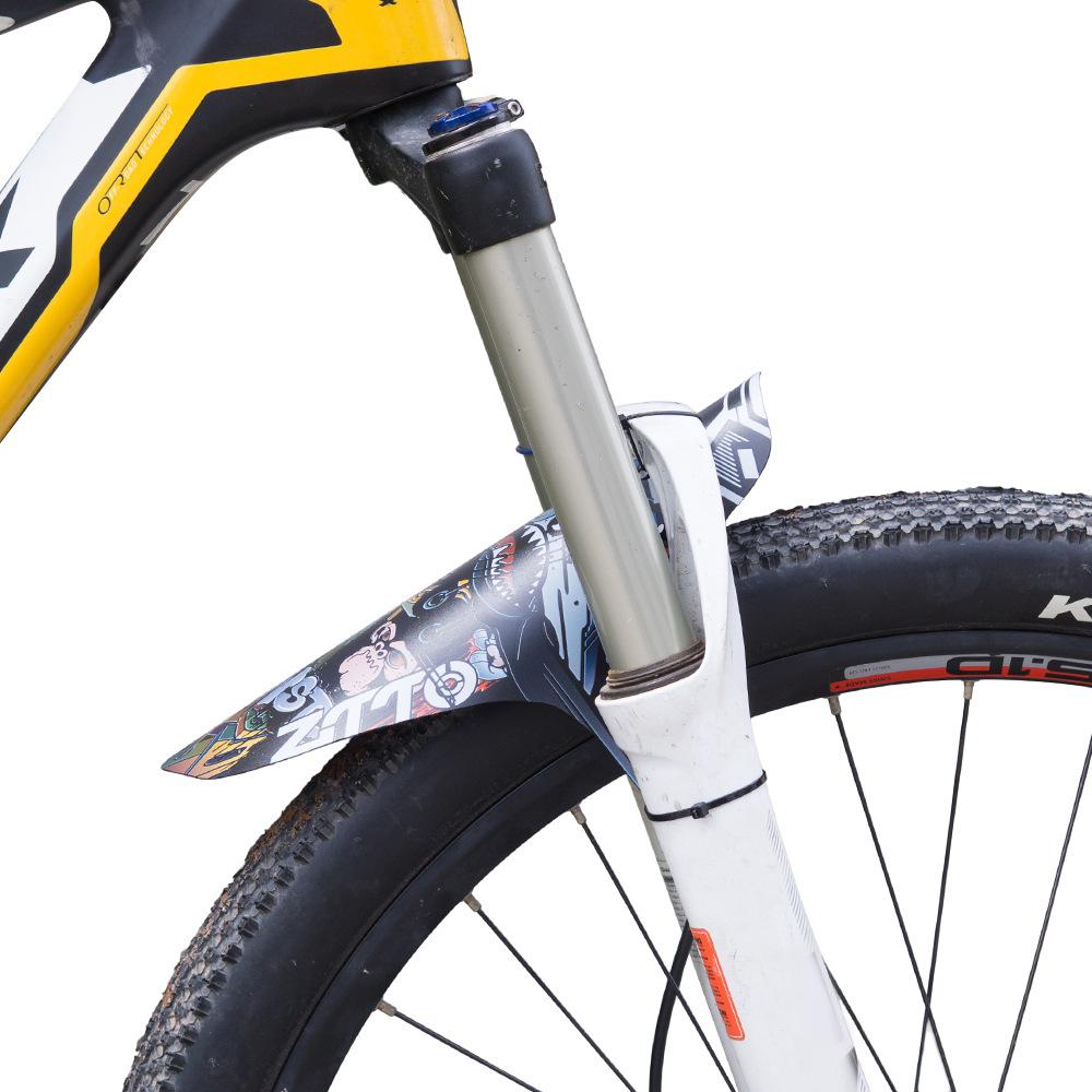 Bicycle Fenders On For MTB Road Bike Fenders Fixed Gear Front Rear Mudguard Ultralight 3D Printed Pattern Cycling Mud Guard