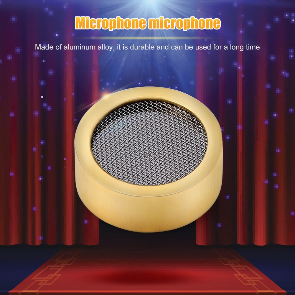 Aluminium Condensator Microfoon Groot Membraan Cartridge Core Capsule Vervangingen Mic Onderdelen