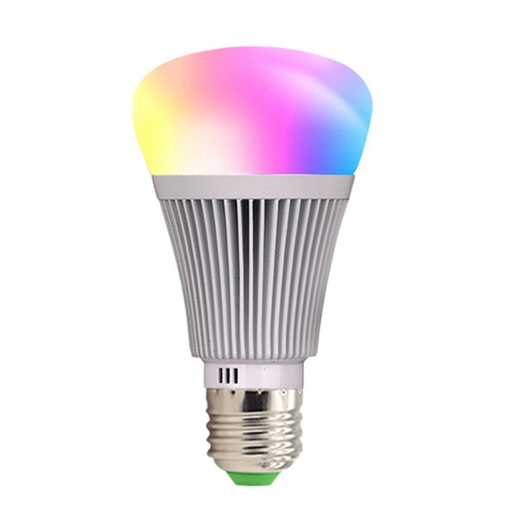 Smart Wifi Lampen App Afstandsbediening Dimmer 7W Led Lamp Kleur Veranderende E27 Rgb Lampen Werkt Met Alexa voor Android Ios