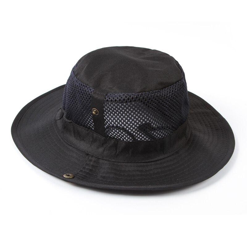 Unisex kvinder herre sommer afslappet trendy strandkasketter panama jazz nethat foldbar solhat cowboy fedora solid solhat: 23