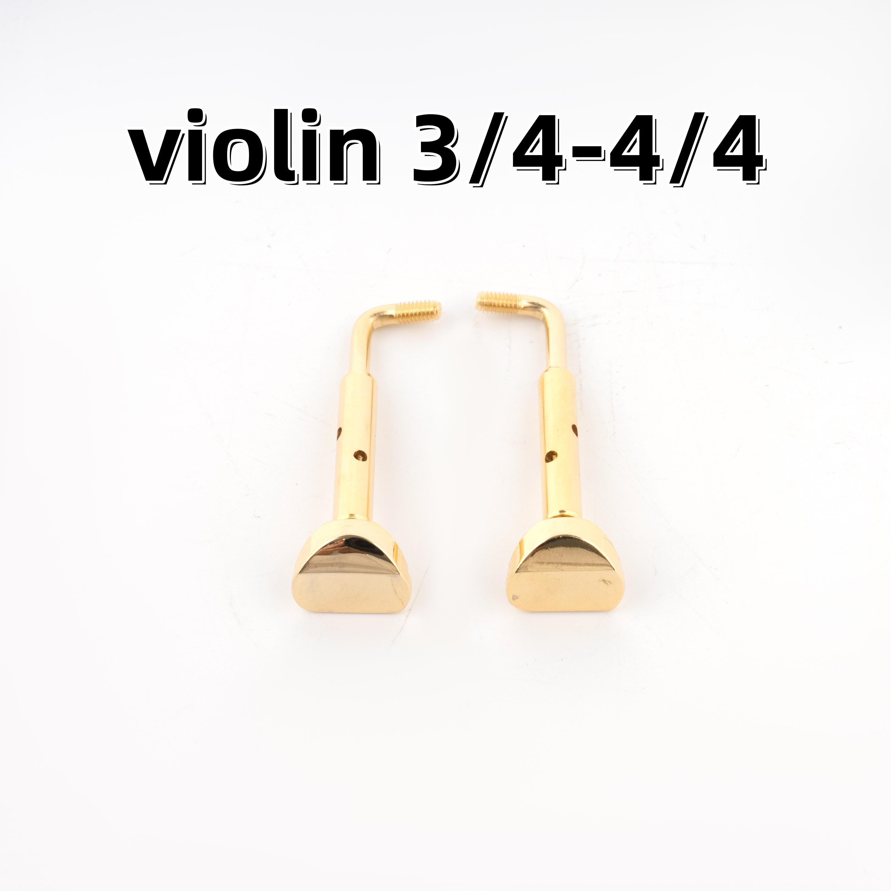 Alta qualità 20 impostato lega violino viola mentoniera morsetti viti 4/4 3/4 1/2 1/4 dimensioni parti di violino accessori: Grigio scuro