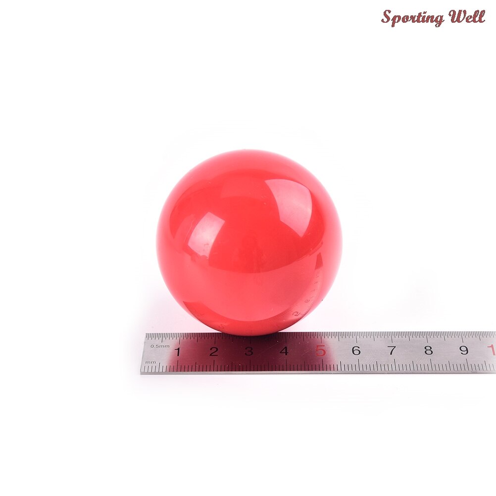 1pc 52.5mm Red Billiard Balls Training Ball Resin Snooker Ball Cue Ball For Billiards Snooker Accessories