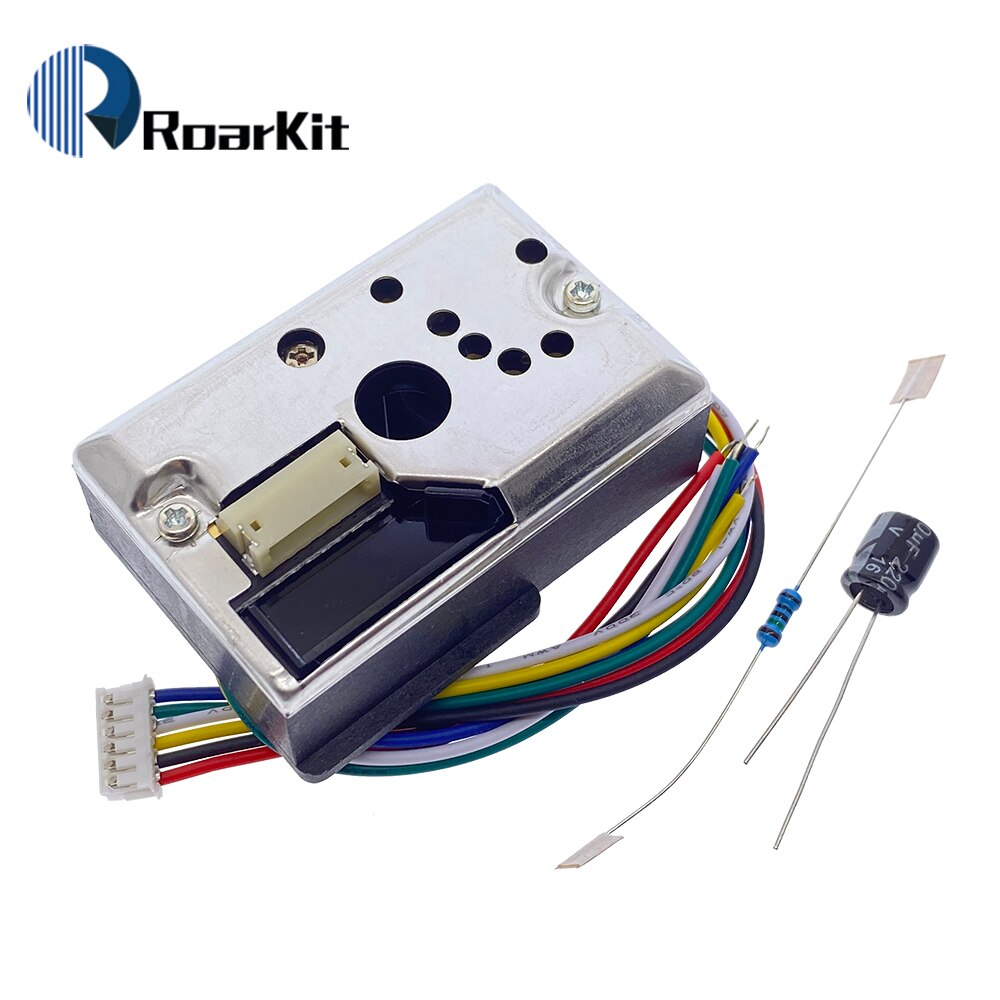 GP2Y1014AU0F Compact Optical Dust Sensor Compatible GP2Y1010AU0F GP2Y1010AUOF Smoke Particle Sensor With Cable