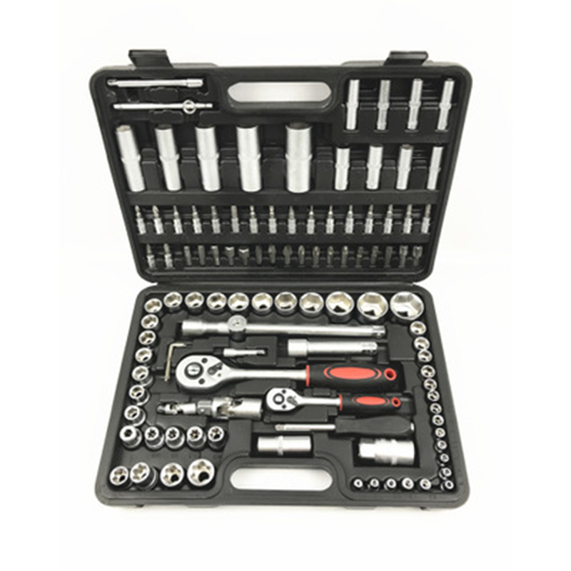 108PC Repair Tool Set Auto Repair Tool Kits outil mécanique Sockets Set Bit Set Screwdrivers Ratchet Spanner Wrenches Sockets