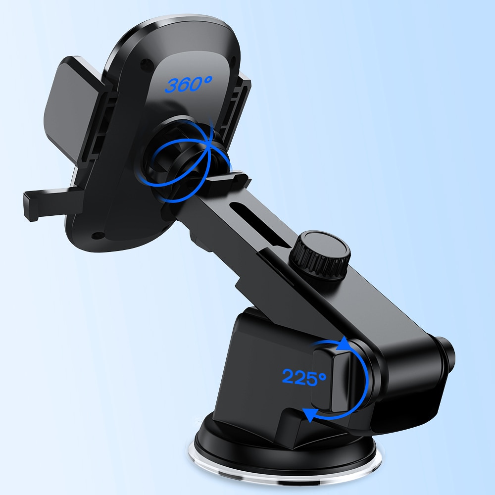 MEIDI Car Phone Holder Dashboard Mount Windshield Suction Holder 360 rotation Auto Bracket for mobile smart phone