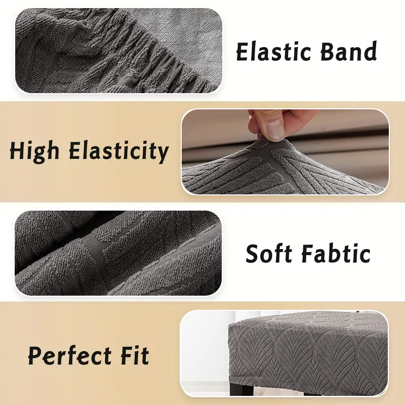 1/2/4/6pcs Waterproof chair cover suitable for all seasons and scenes high elasticity suitable for a variety of chair types.