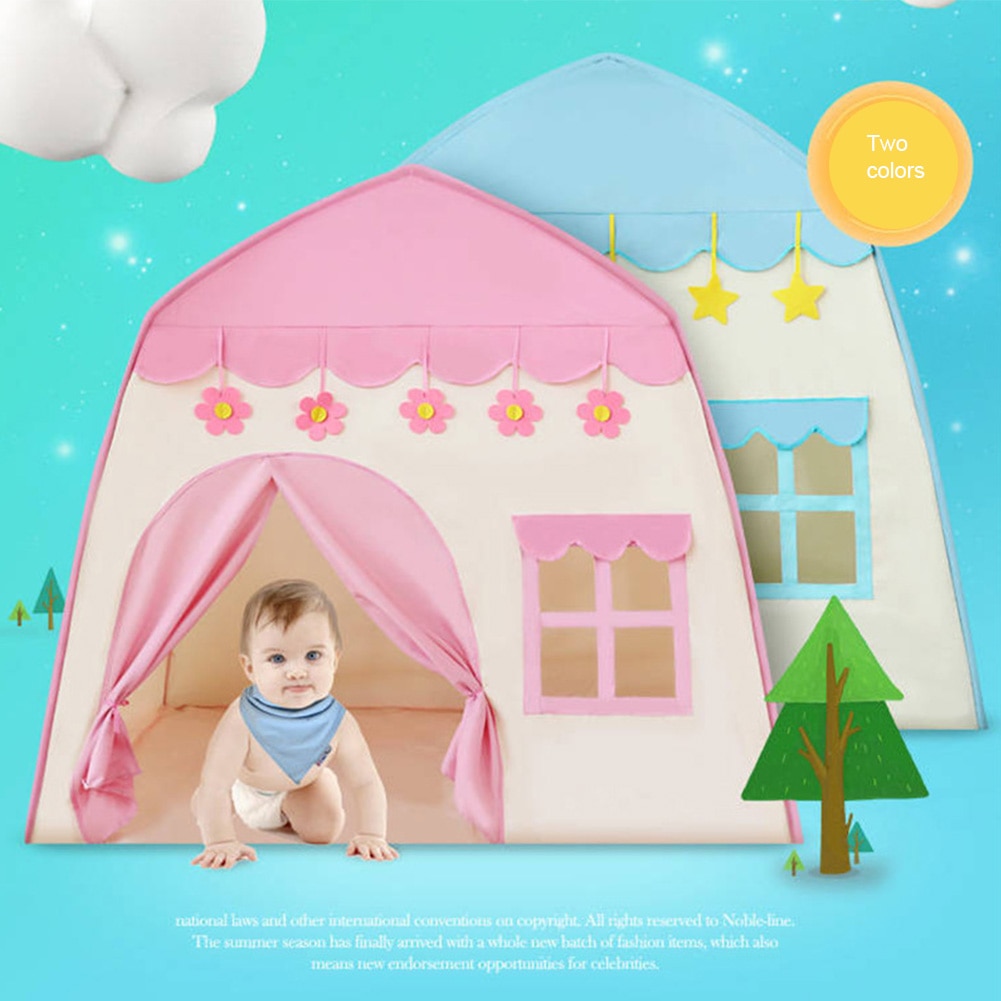 Indoor Outdoor Polyester Mooie Play Tent Draagbare Kinderen Speelhuisje Kinderen Verbeelding Spel Grote Prinses Kasteel