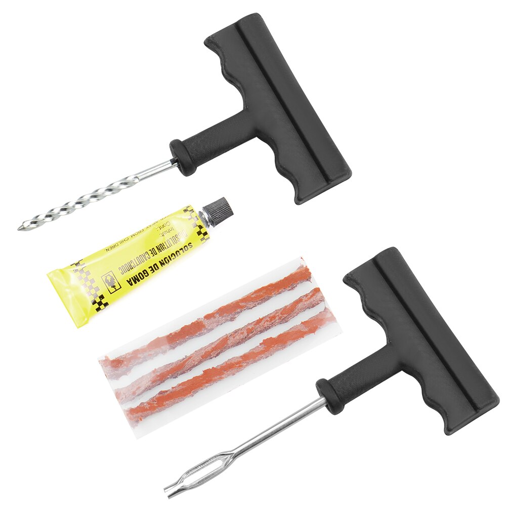 Tyre Repairing Patch Tool Kit Studding Puncture Plug Garage Car Truck Motorcycle Tubeless Wheel Tire Repair Tools