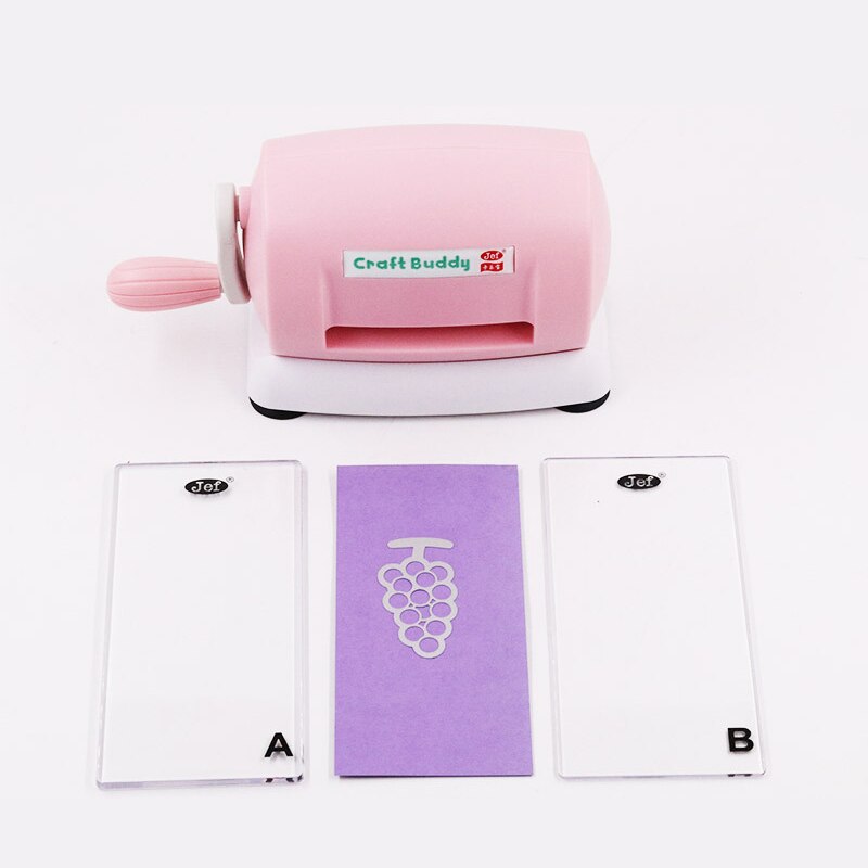 Máquina troqueladora de plástico para manualidades, herramientas de corte de álbum de recortes, práctica, bricolaje