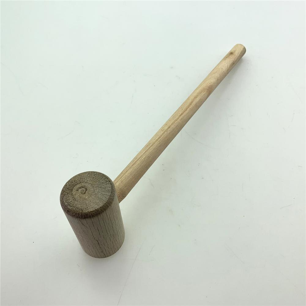 Solid Wood Hammer Handle Wooden Hammer Round Head Wooden Hammer Wooden Mallet Woodworking Hammer