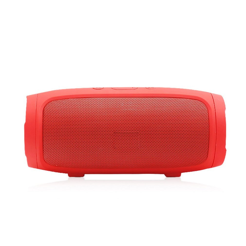 Portable Wireless Speaker Subwoofer Small Drum Sound Outdoor Sports Portable Mini Waterproof Speaker: Red