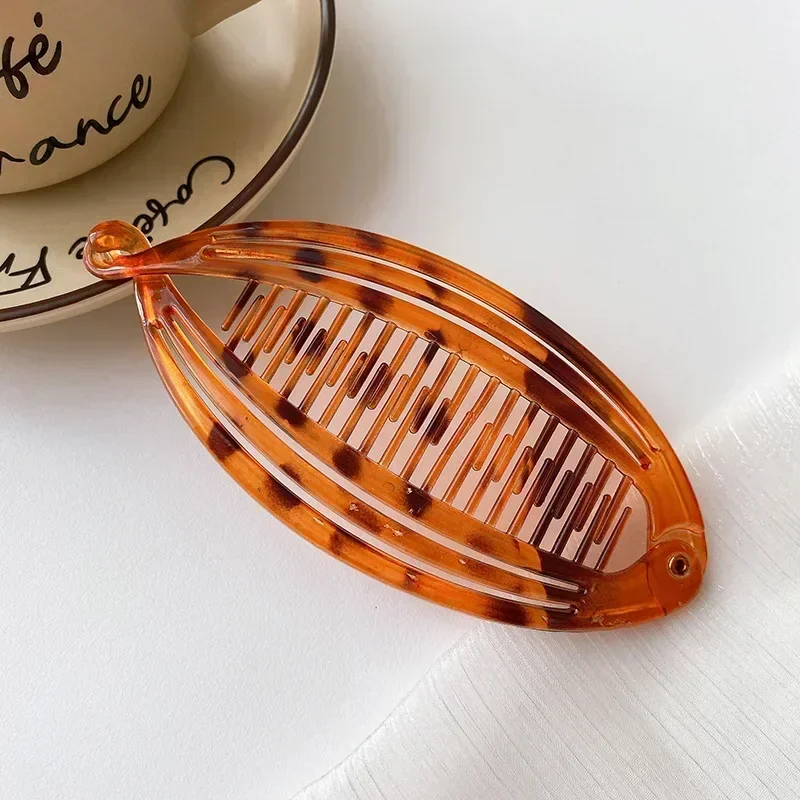 Haar Seite Kamm Perlen Haare Clips Fisch Geformt Banane Clips setzt Fisch Clip Spiral- Haar Einsatz Kamm Kämme Kopfschmuck: Schwarz