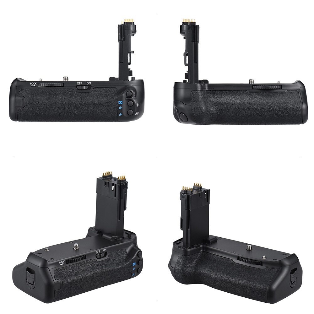 Andoer Vertical Camera Battery Grip Holder for Canon EOS 70D/80D DSLR Camera Compatible 2 * LP-E6 Battery Control Grips