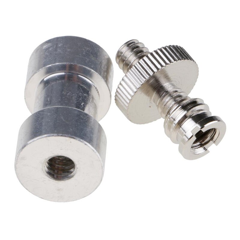 1/4 Tripod Screw Adapter to Light Stand Umbrella Holder Camera Mount Set
