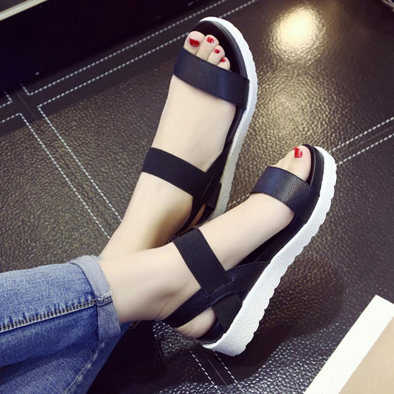 Sagace sko sandaler sandaler kvinner i alderen skinn flate sandaler damesko fritidssandaler sommer 2018 ma 30