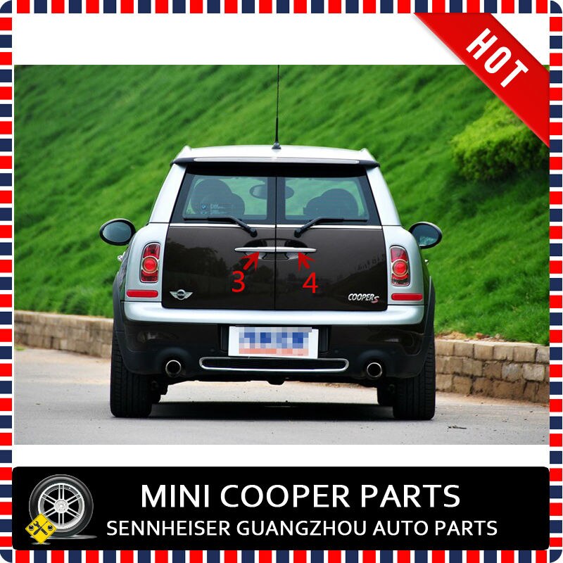 Black ABS classic mini cooper clubman R55 door handle cover (4 pieces/set)