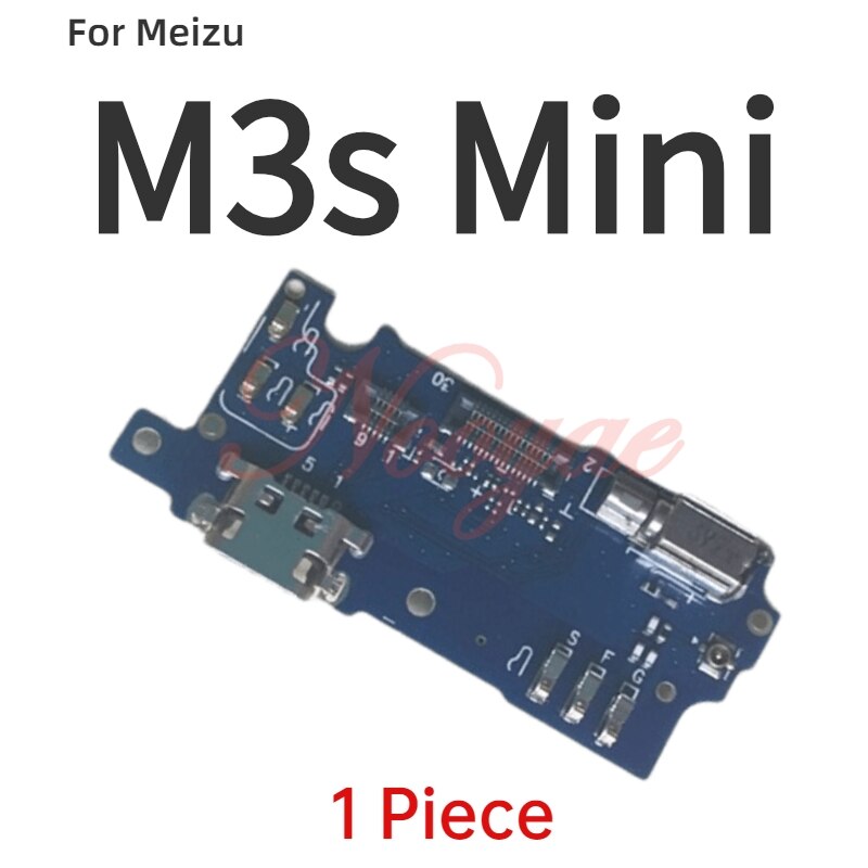 Para Meizu M5C M710H M5s M5 mini M6s M6 M8 M2 M3 note M3s U10 U20 M6t puerto de carga USB, puerto de carga, Cable de micrófono flexible: For M3s -- m3s mini
