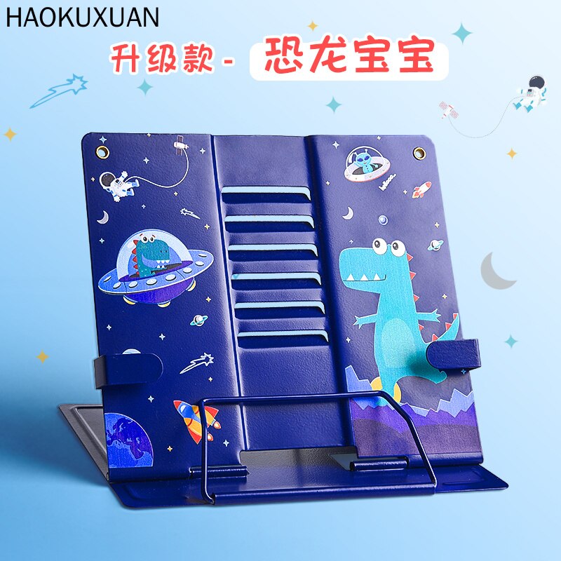 Portable Metal Adjustable Book Holder Support Document Shelf Bookstand Tablet Music Frame Reading Stand