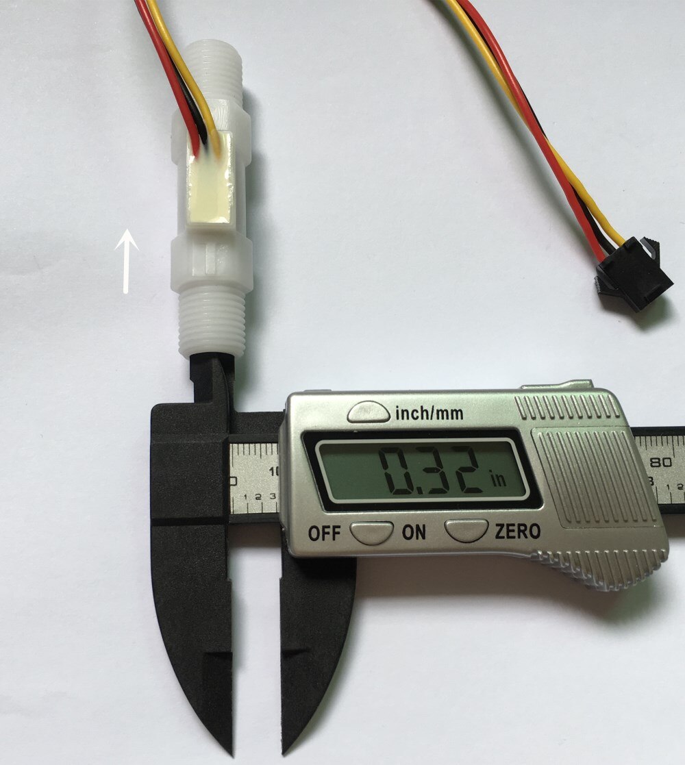 G1/4 Small size Plastic Water Hall flow sensor meter for beer coffee machine