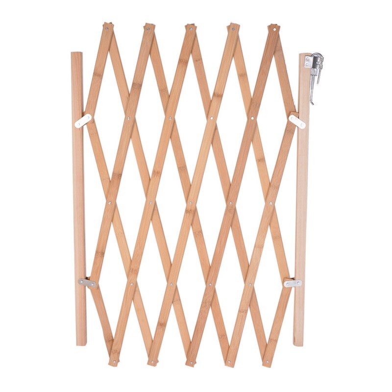 Clôture de chien en bois ingénieuse de porte de chien pour la directe de fournitures pour animaux de compagnie de clôture de sécurité de porte de chien sûre d'intérieur et extérieure: 82cmx110cm