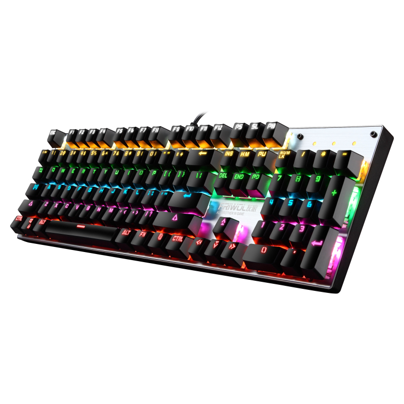 4 In 1 3 In 1 Mechanical Gaming Keyboard and Mouse Mixed Color Backlit Real Mechanical Keyboard Mouse Headphone for PC Gamer