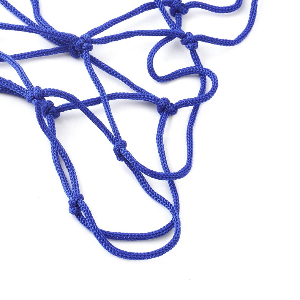 1pc thick 5mm Red White Blue Basketball Net Nylon Hoop Goal Rim Mesh Net