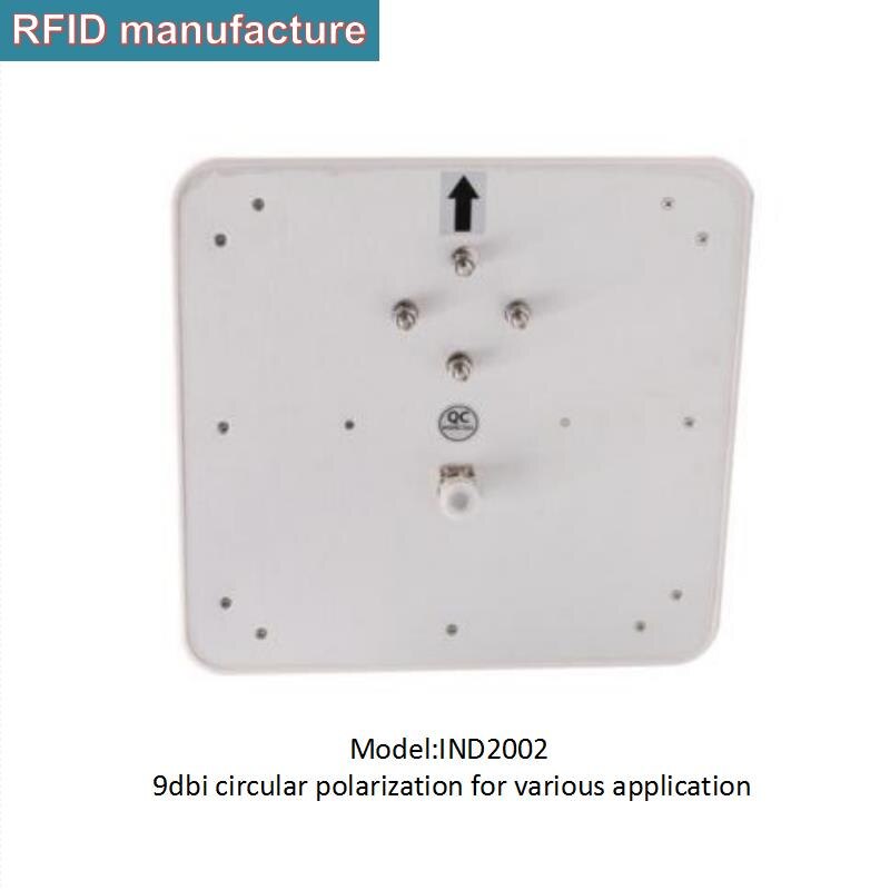 Antenne RFID UHF à polarisation circulaire à longue portée à gain 9dbi pour lecteur RFID UHF à moyenne portée dans l'accès au stationnement/fréquentation des personnes