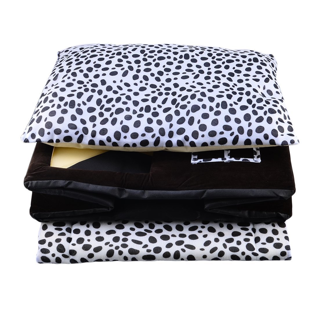 Hundehus varm sammenfoldelig hvalpeseng bomuld tyk hundeseng med pude blød behagelig kæledyrsseng