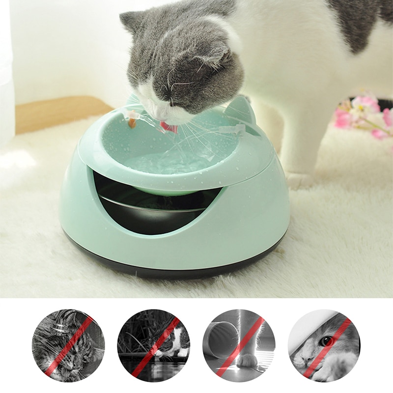 Cat Drinking Fountain Automatic Luminous Pets Water Fountain For Cats Fountain Dogs USB Electric Water Dispenser Drinking Bowls