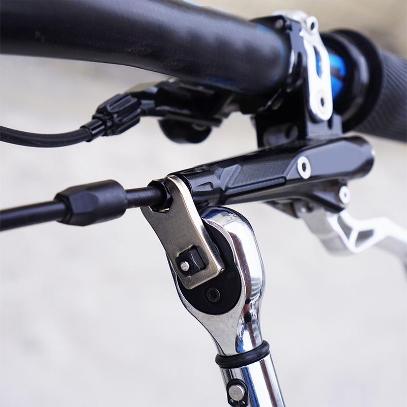 Fahrrad 8 mm Gabelschlüssel mit 1/4 Zoll Drehmomentadapter Stahl MTB Rennrad hydraulischer Scheibenbremshebel Leitungsschraubenwerkzeug
